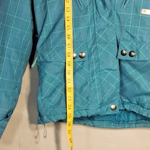 Trendy Women's Small/P Liquid Hooded Venture Aqua Like New Ski/Snowboard Jacket - Picture 5 of 11